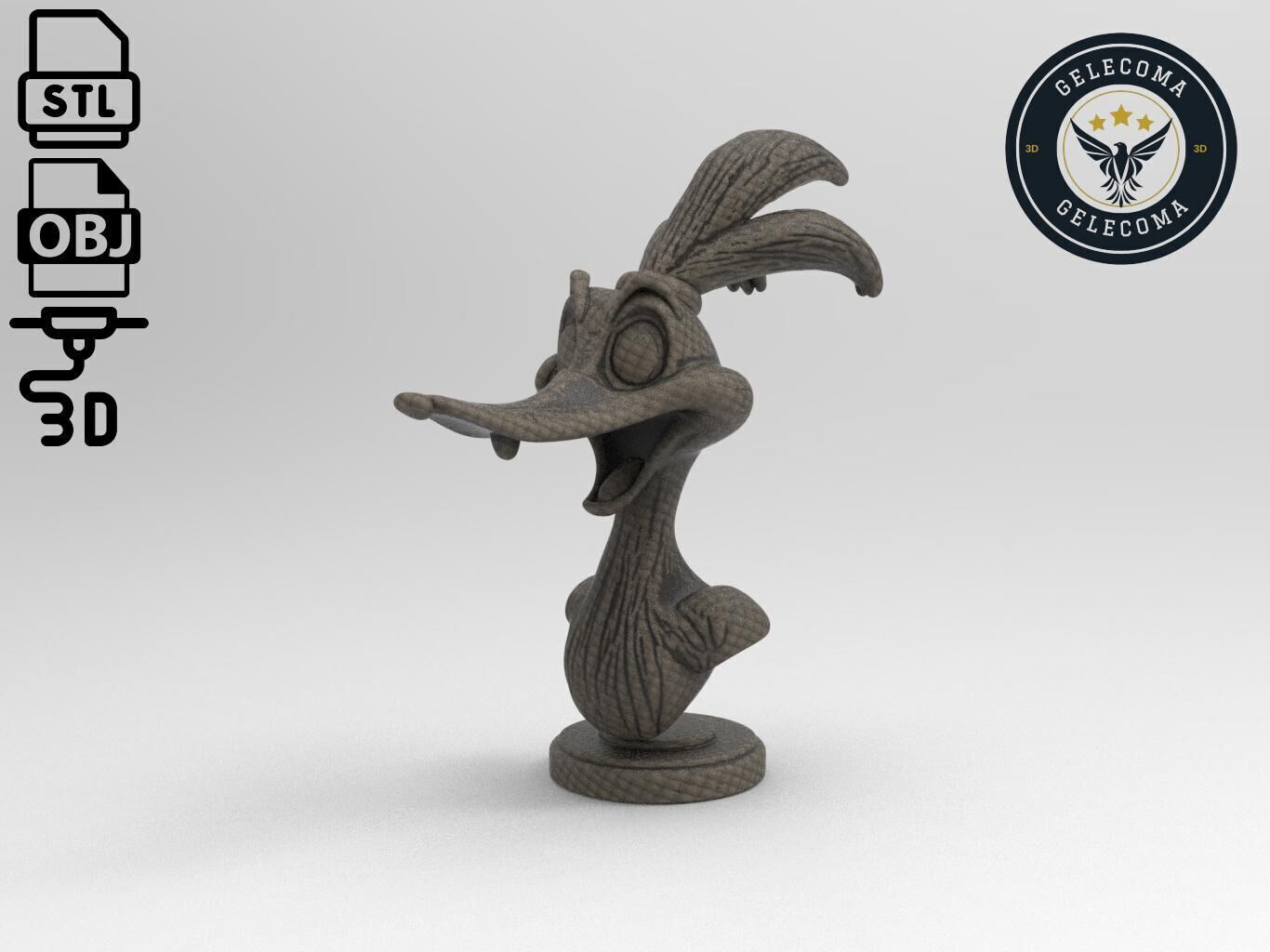 Road Runner 3D Print Model 3D print model_1