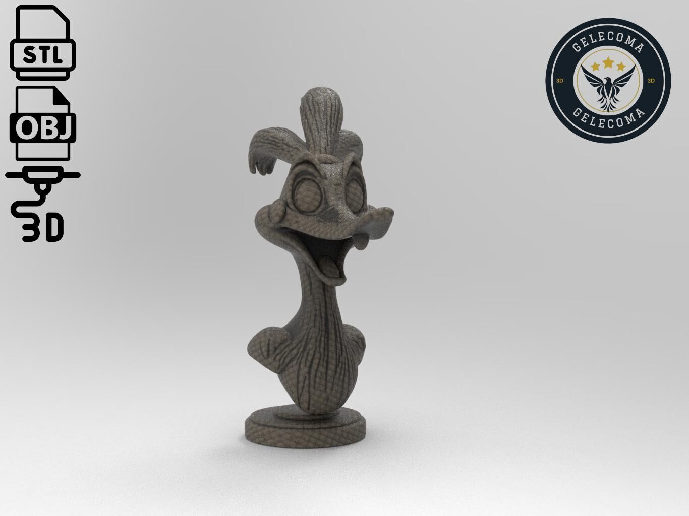 Road Runner 3D Print Model 3D print model_2