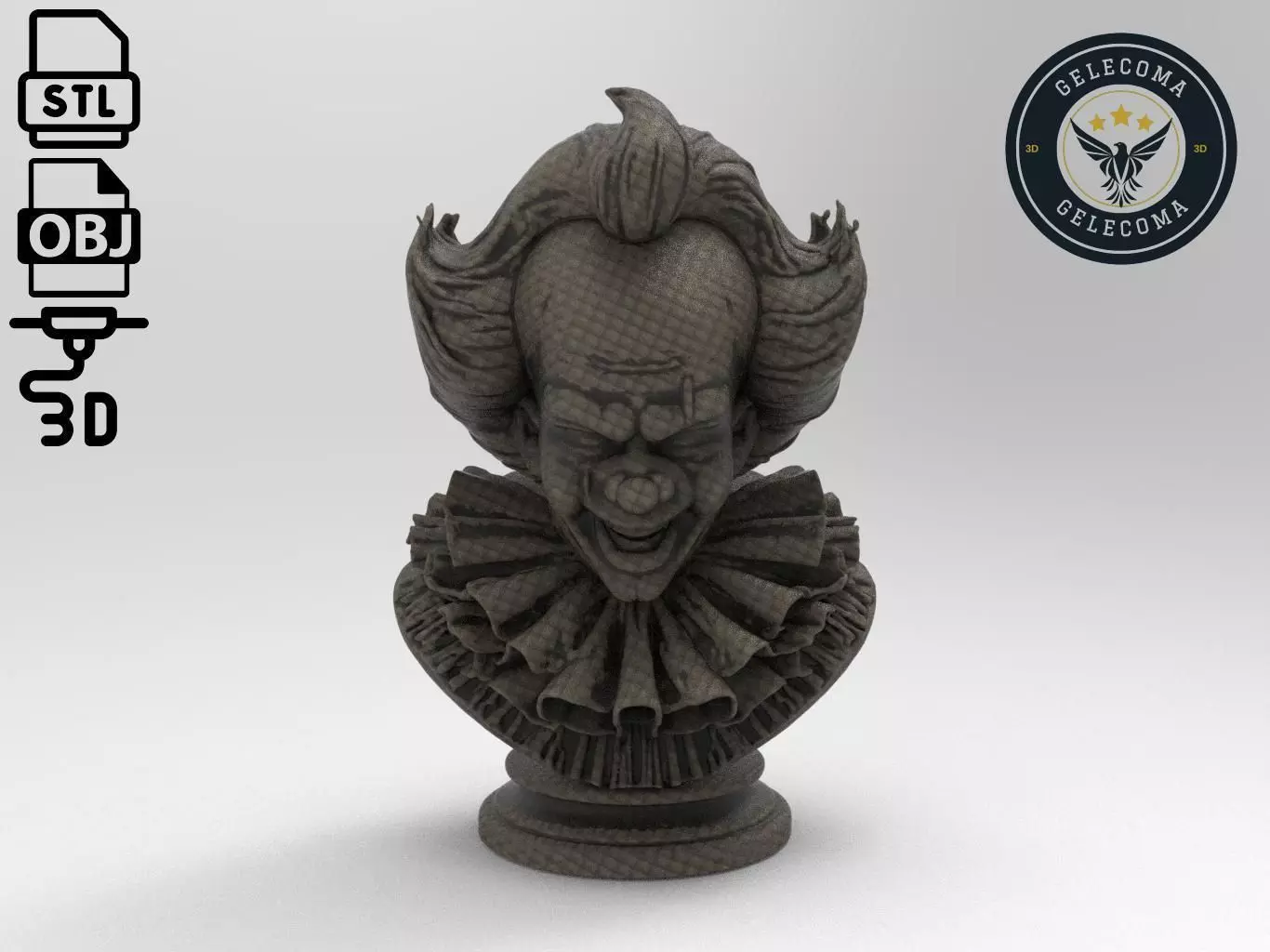 Pennywise 3D Print Model 3D print model_0