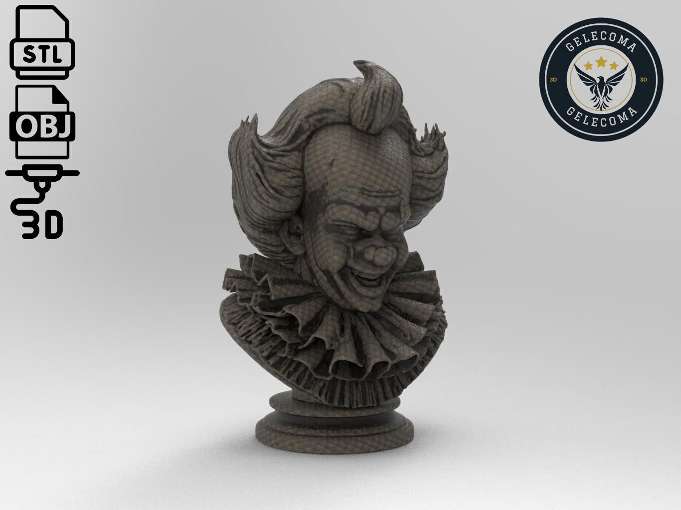Pennywise 3D Print Model 3D print model_2