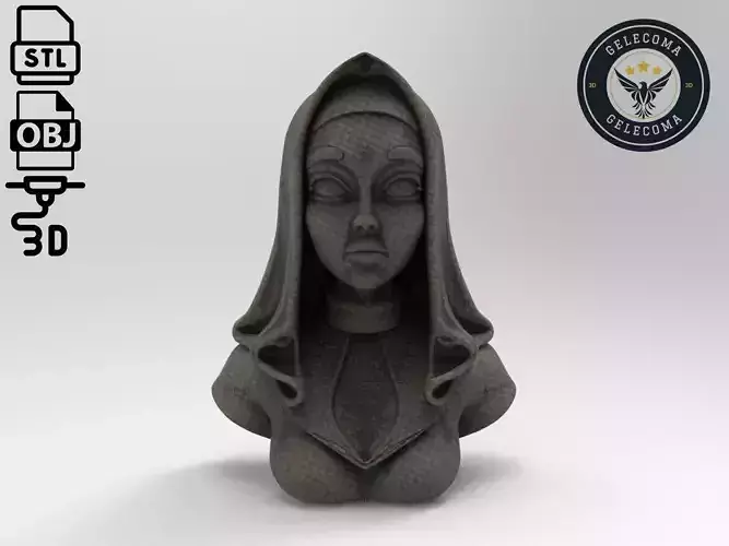 Nun 3D Print Model