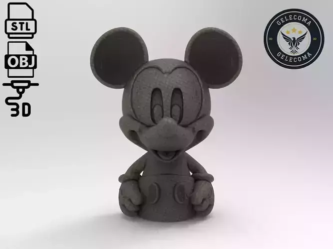 Mickey Mouse 3D Print Model