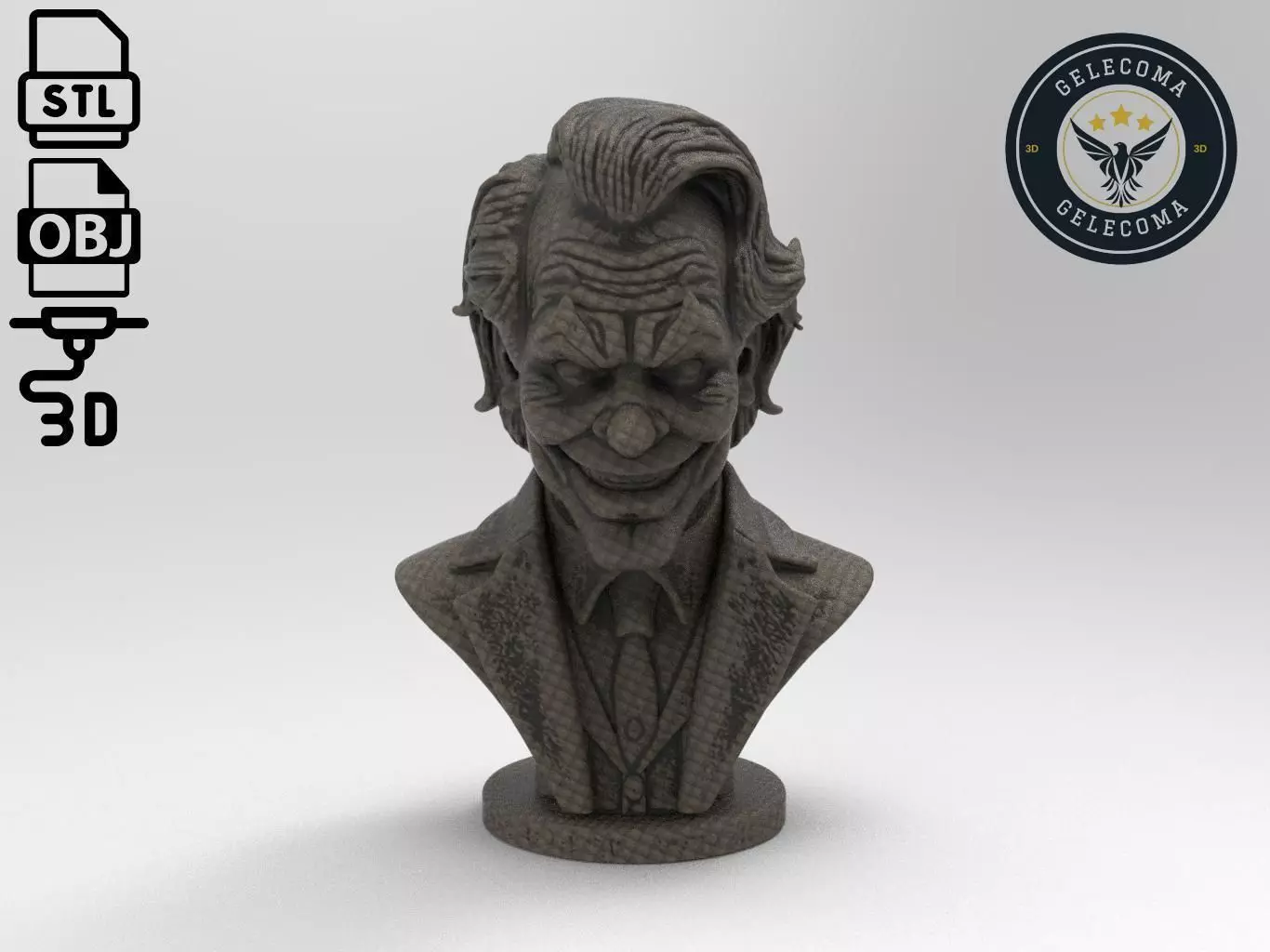 Joker 3D Print Model 3D print model
