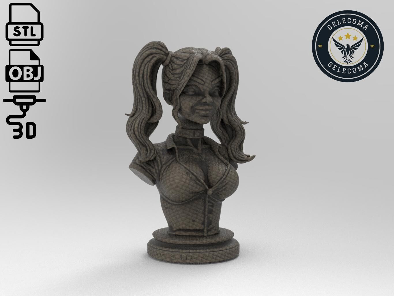 Harley Quinn 3D Print Model 3D print model_2
