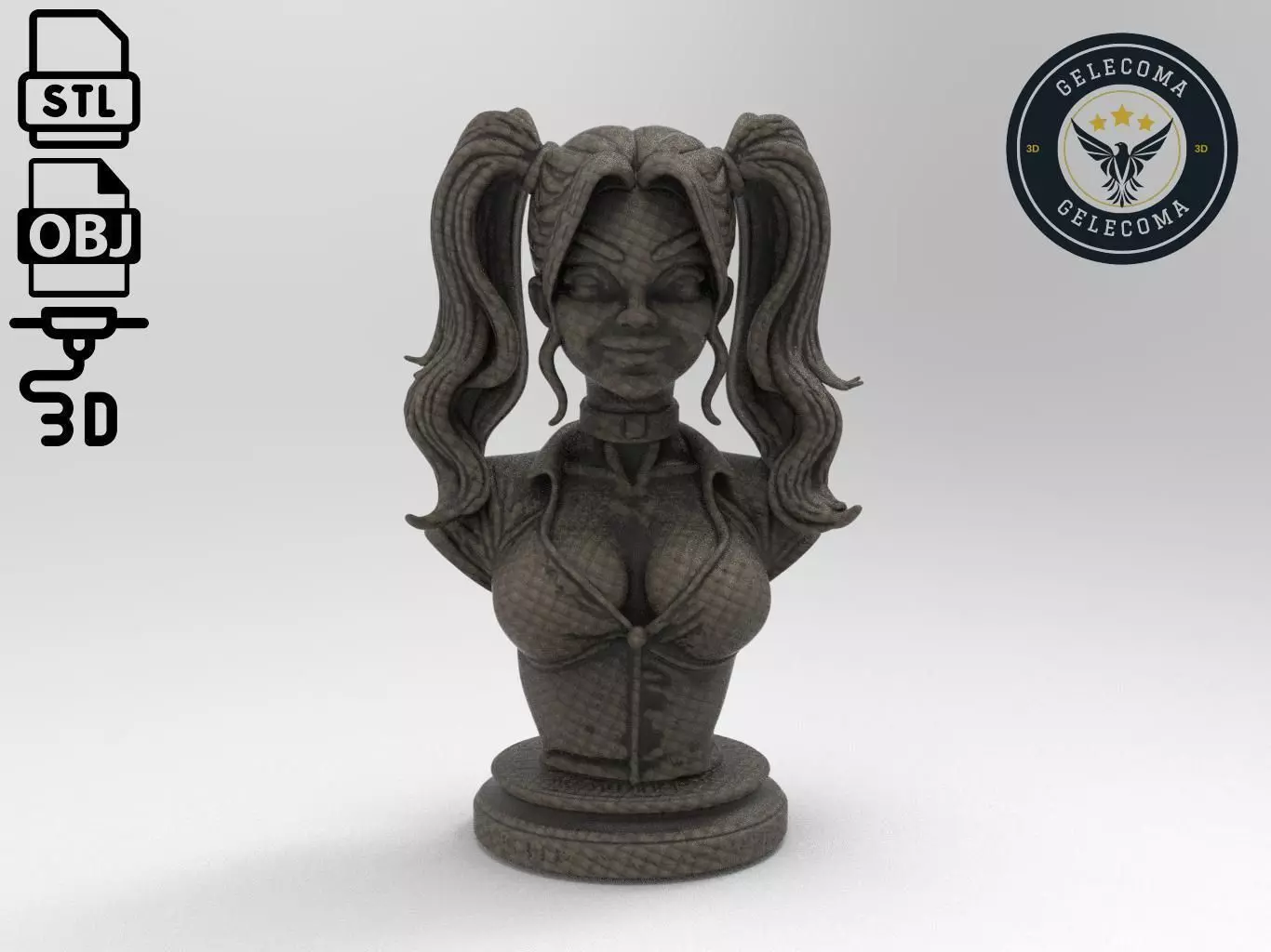 Harley Quinn 3D Print Model 3D print model_0