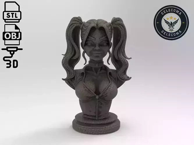 Harley Quinn 3D Print Model