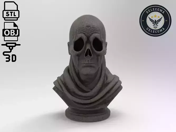 Ghost skull 3D Print Model