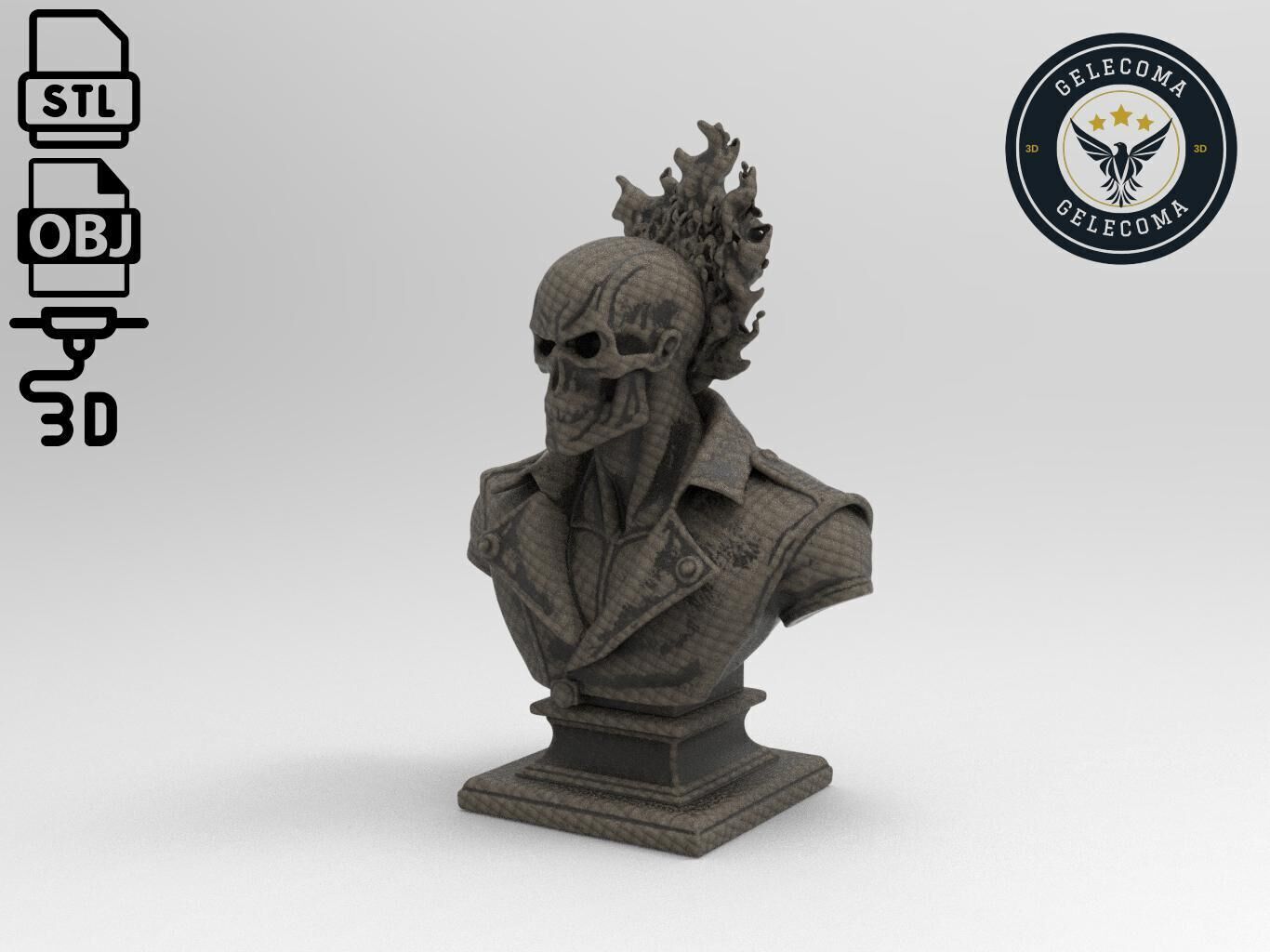 Ghost Rider 3D Print Model 3D print model_1