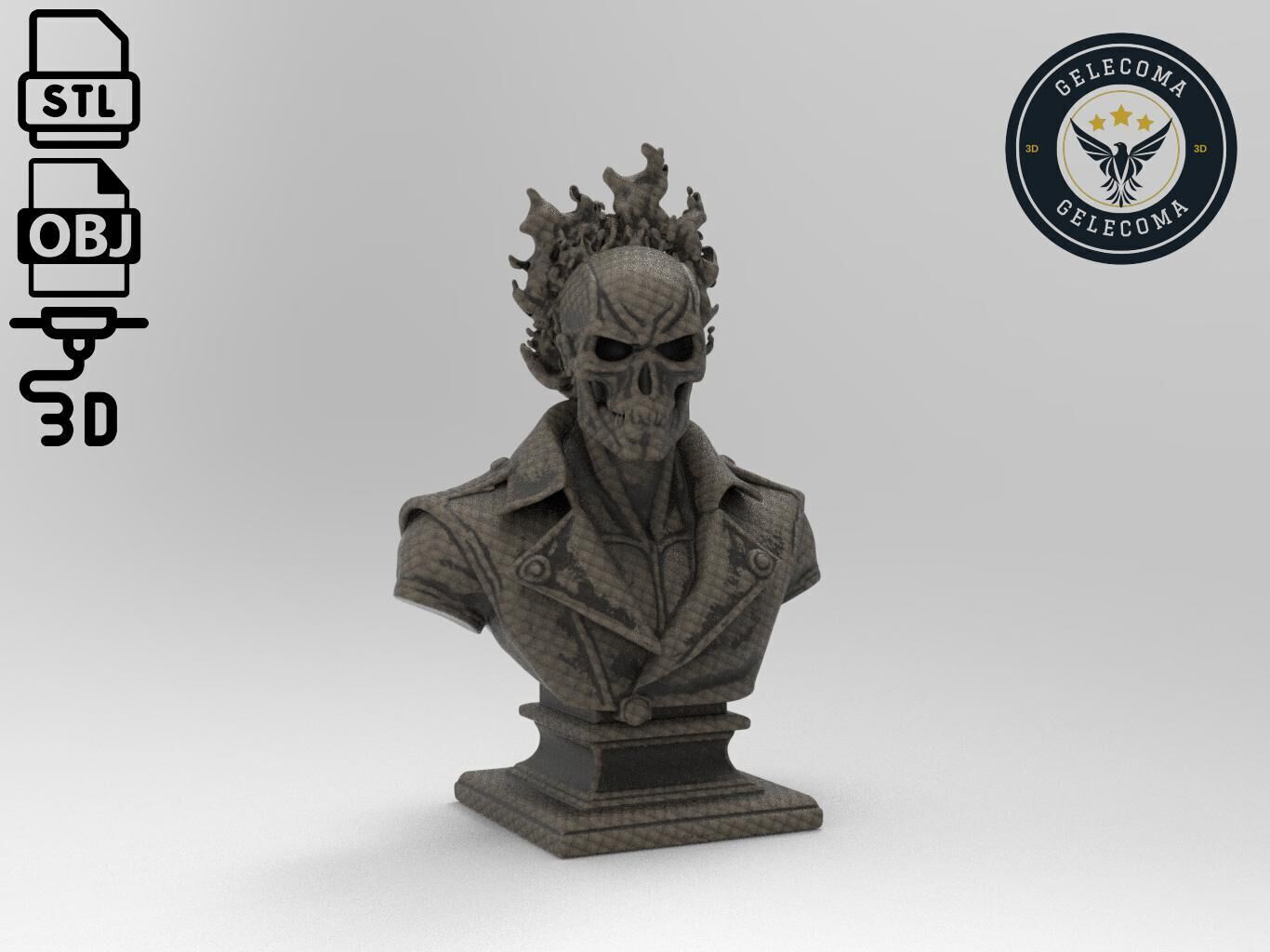 Ghost Rider 3D Print Model 3D print model_2