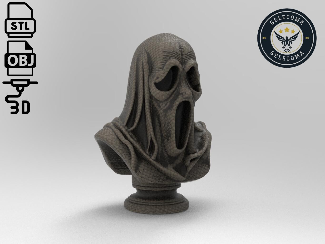 Ghost 3D Print Model 3D print model_2