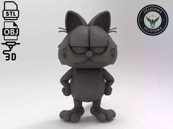 Garfield 3D Print Model