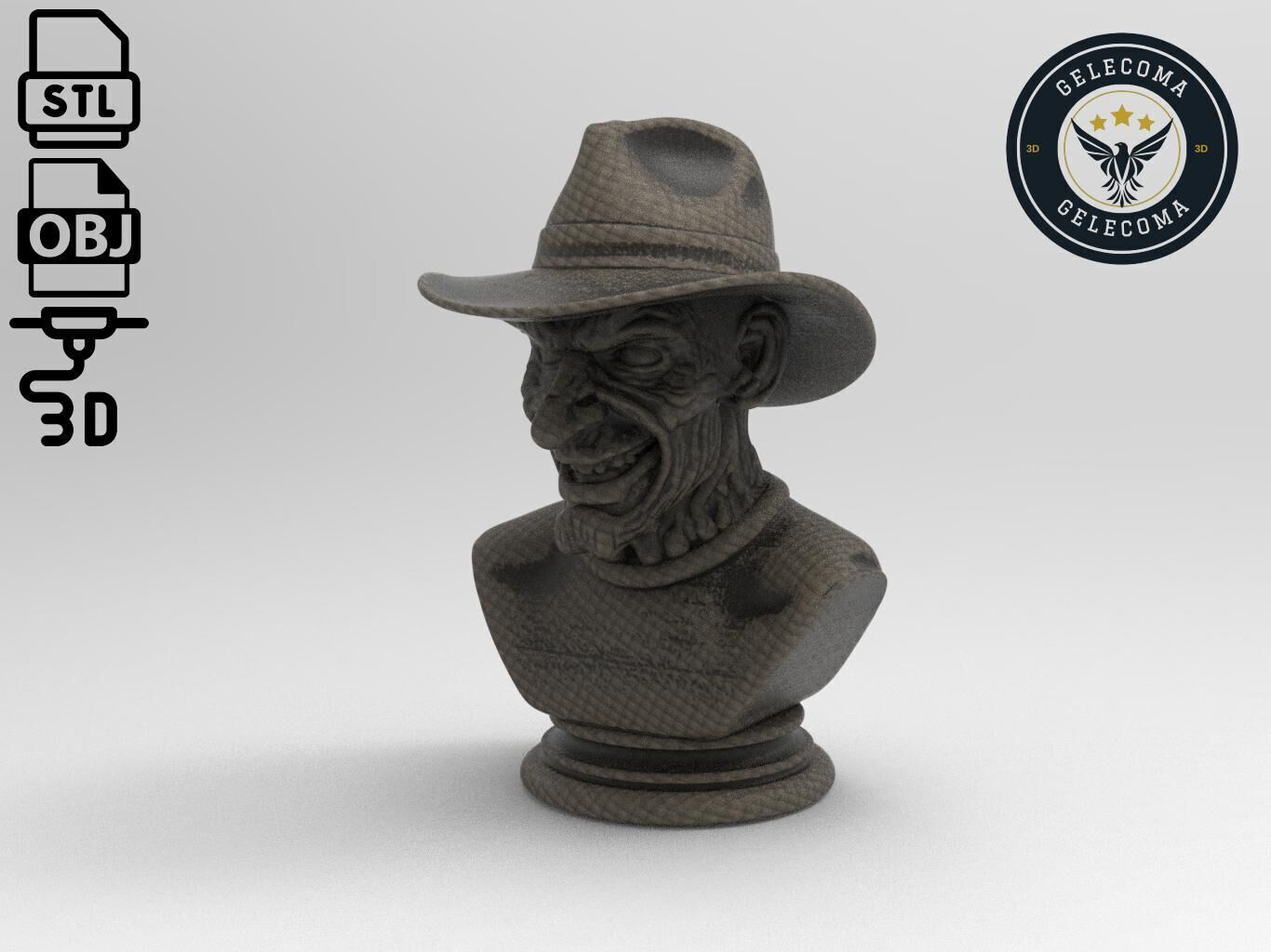 Freddy Krueger 3D Print Model 3D print model_1