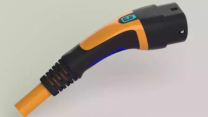 type 2 ev charging plug CONNECTOR 3D print model