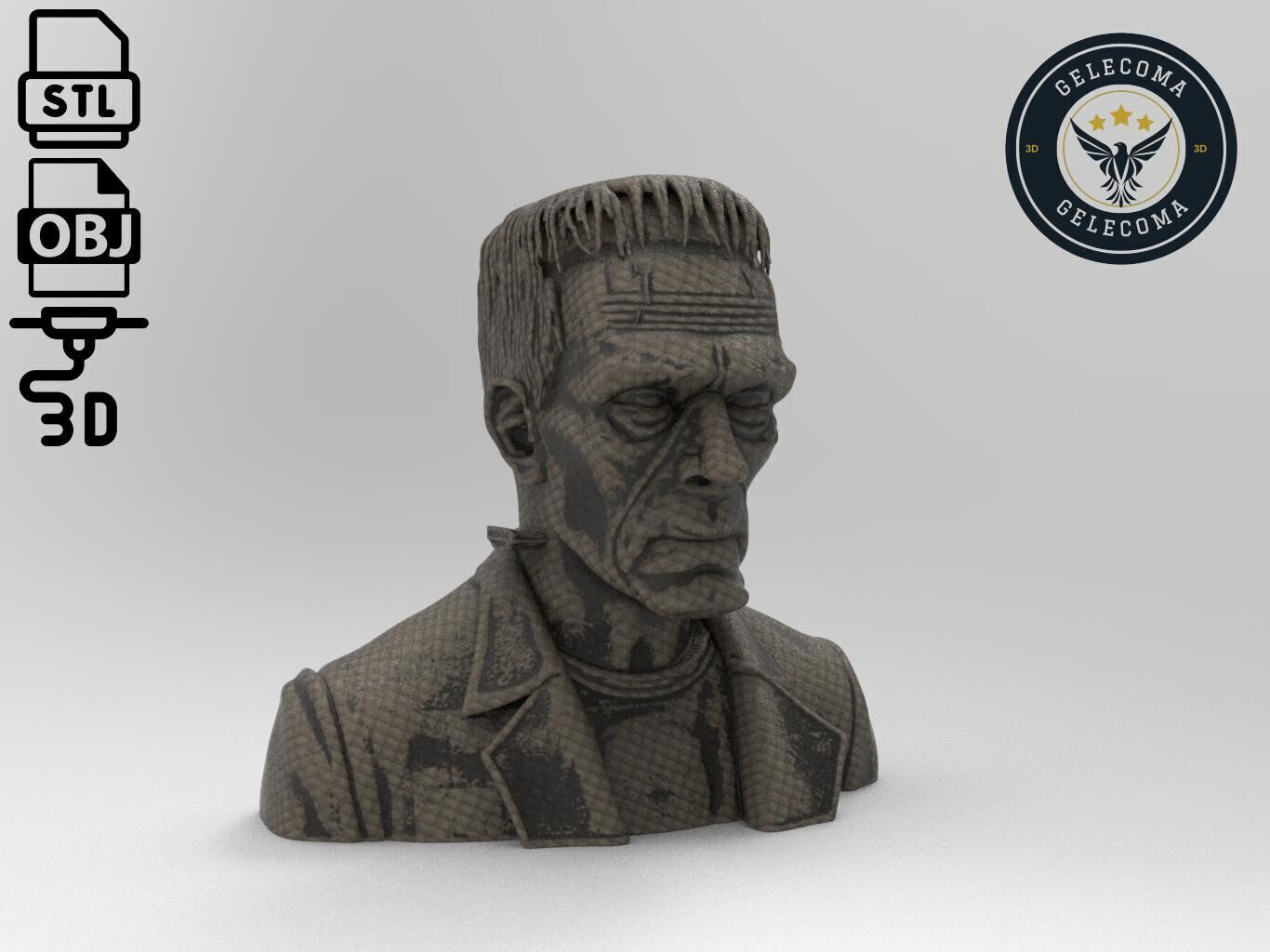 Frankenstein 3D Print Model 3D print model_2