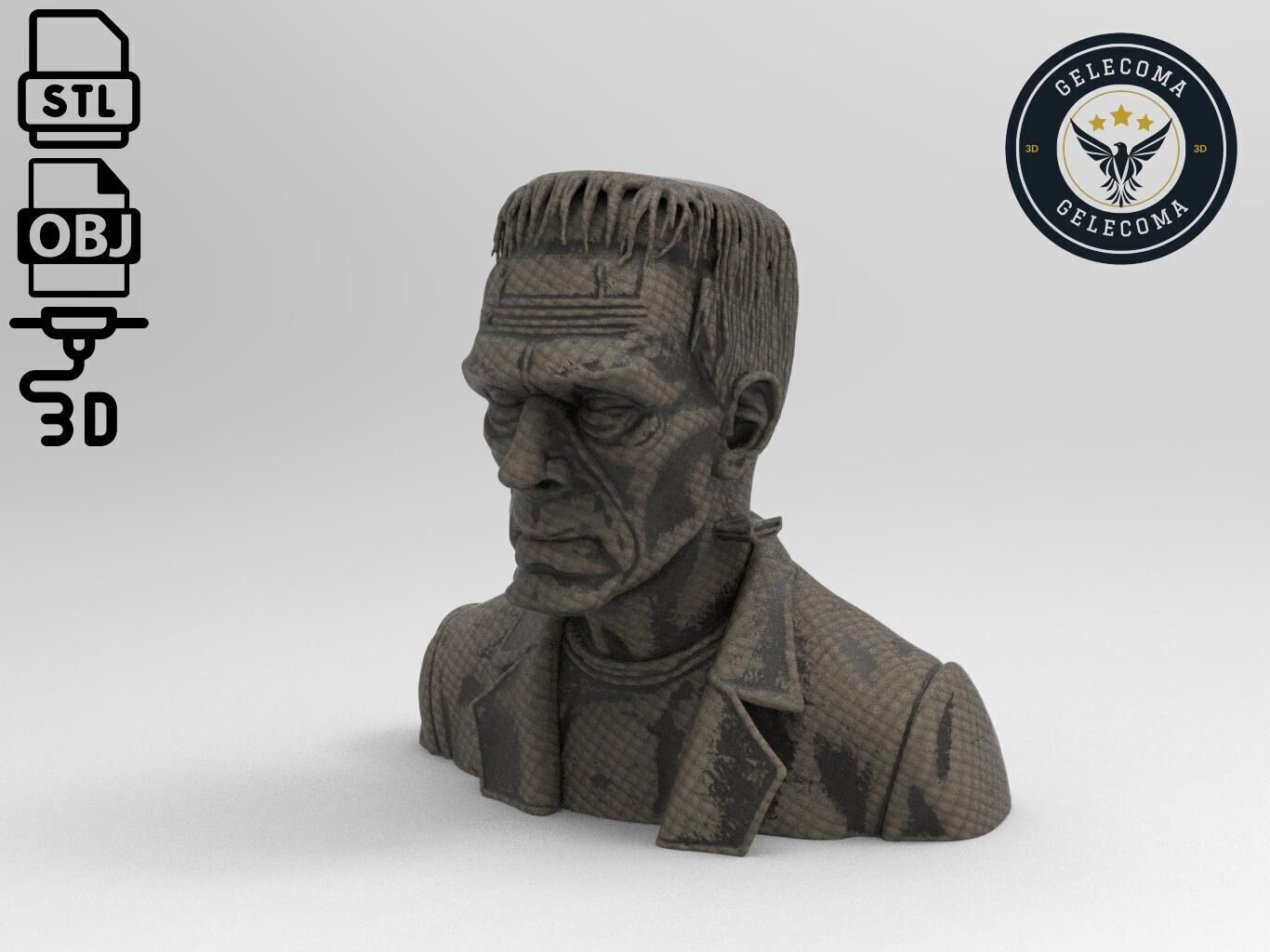 Frankenstein 3D Print Model 3D print model_1