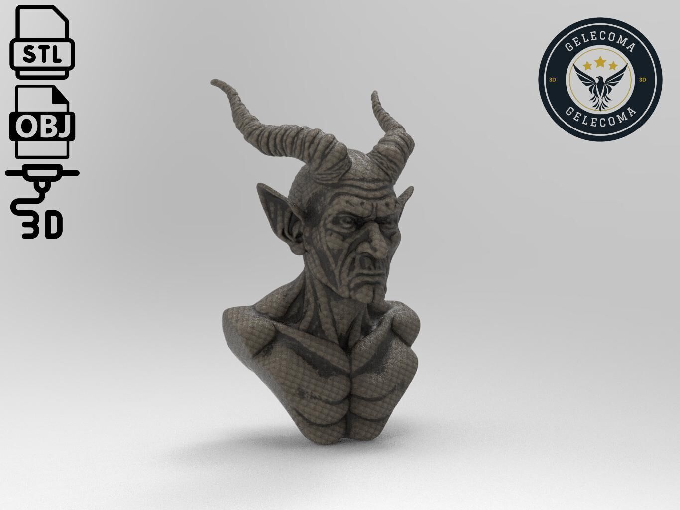 Devil 3D Print Model 3D print model_2