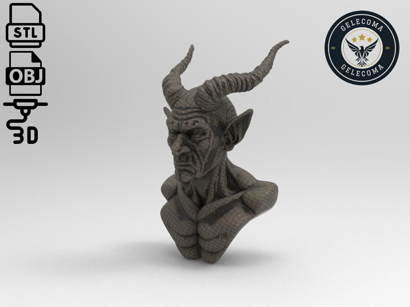 Devil 3D Print Model 3D print model_1
