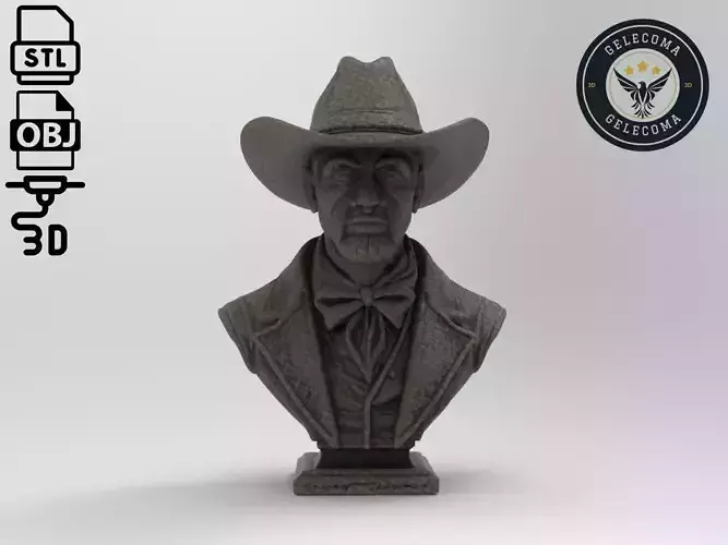 Cowboy 3D Print Model