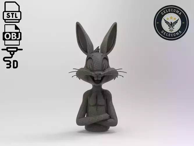 Bugs Bunny 3D Print Model 3D print model