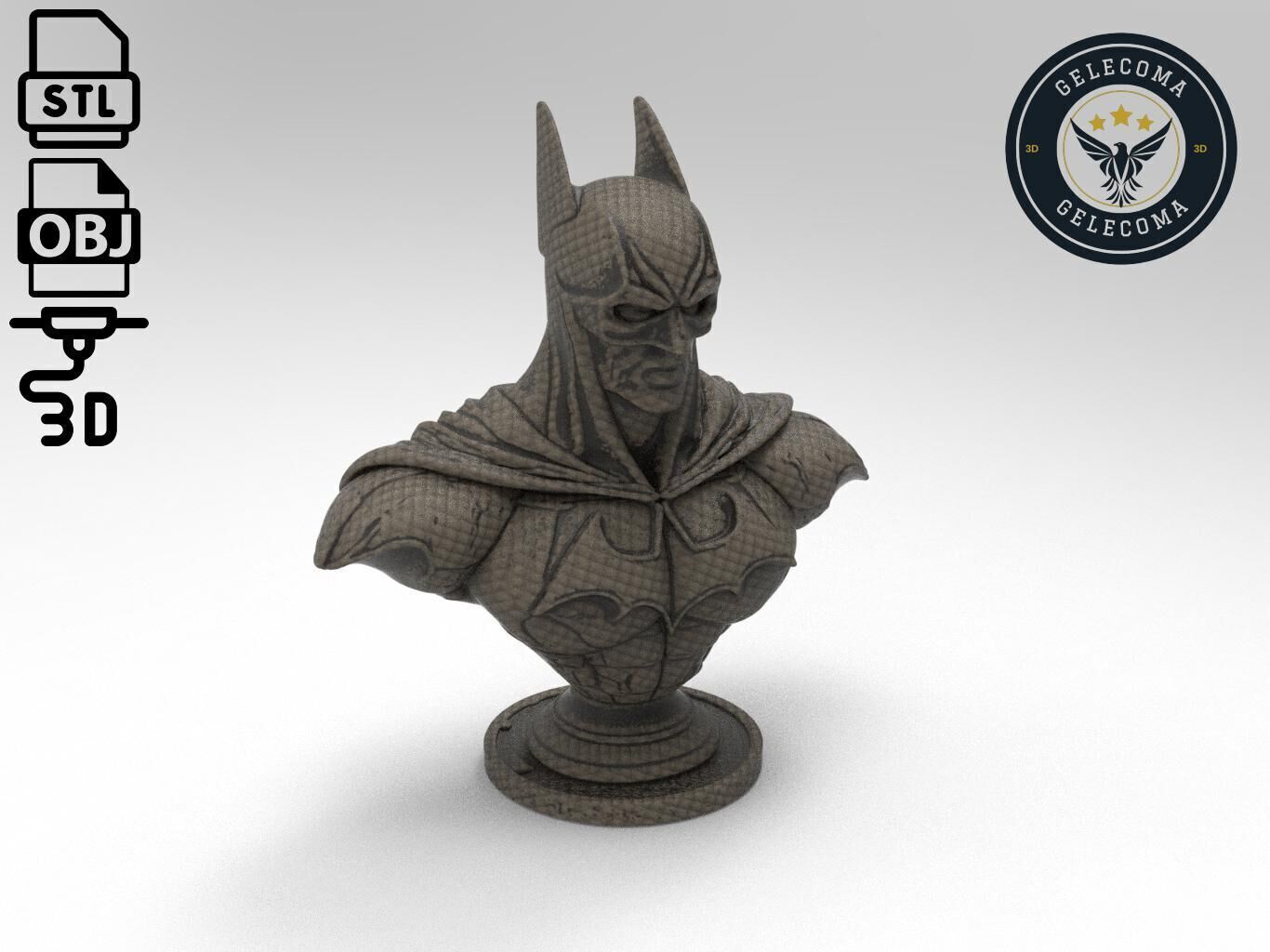 Batman superhero 3D Print Model 3D print model_2
