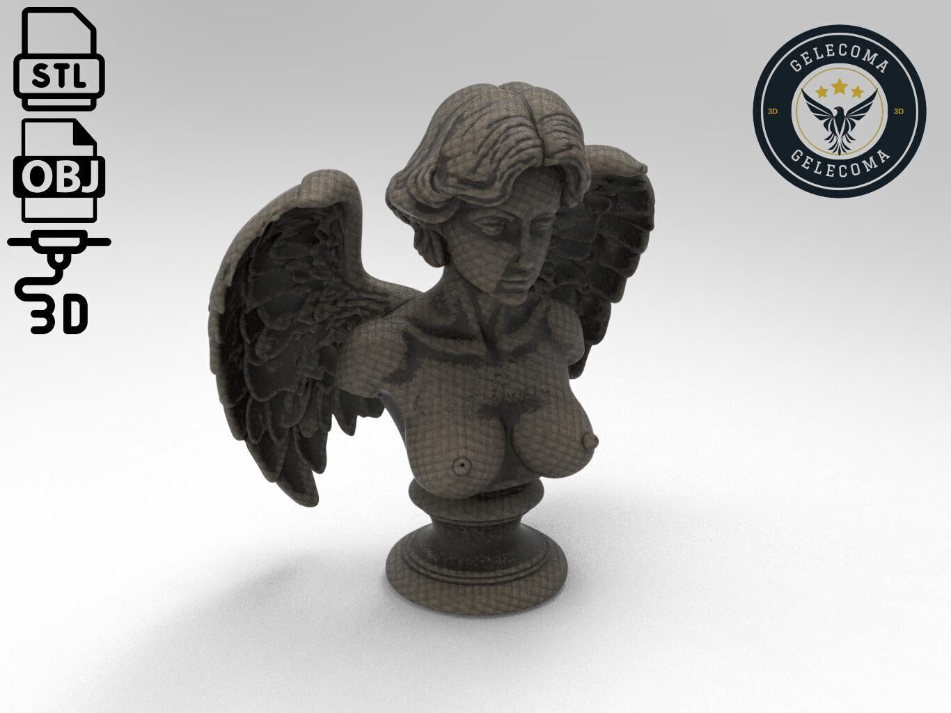Angel 3D Print Model 3D print model_2