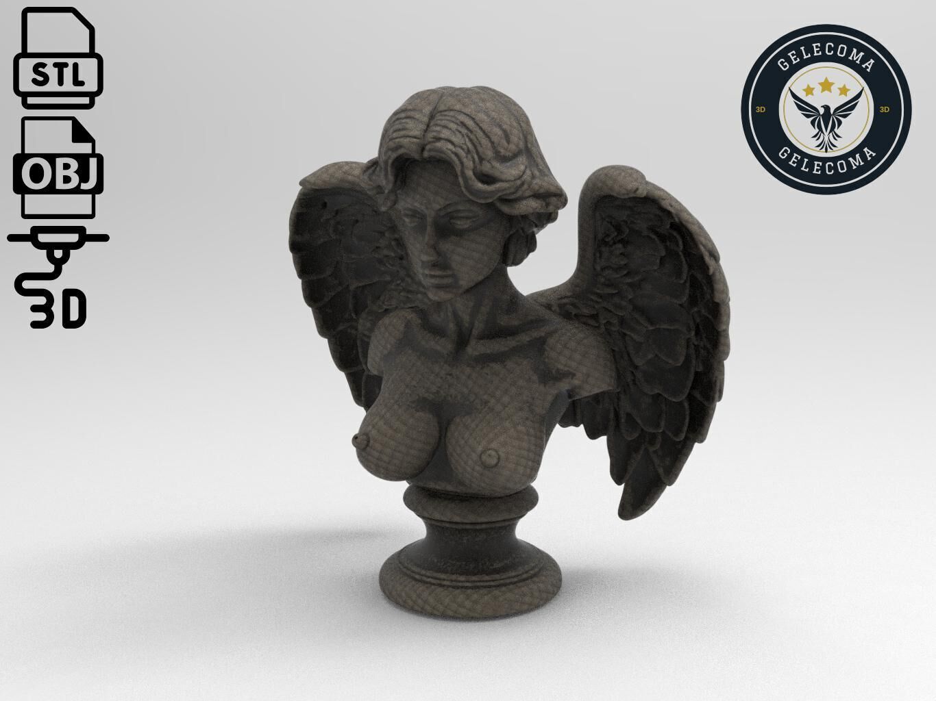 Angel 3D Print Model 3D print model_1