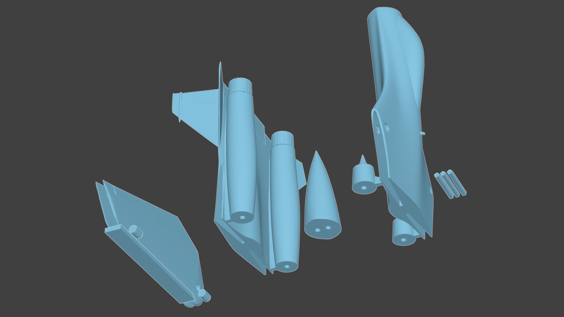  FX General Dynamics design F-15 3D print model_11