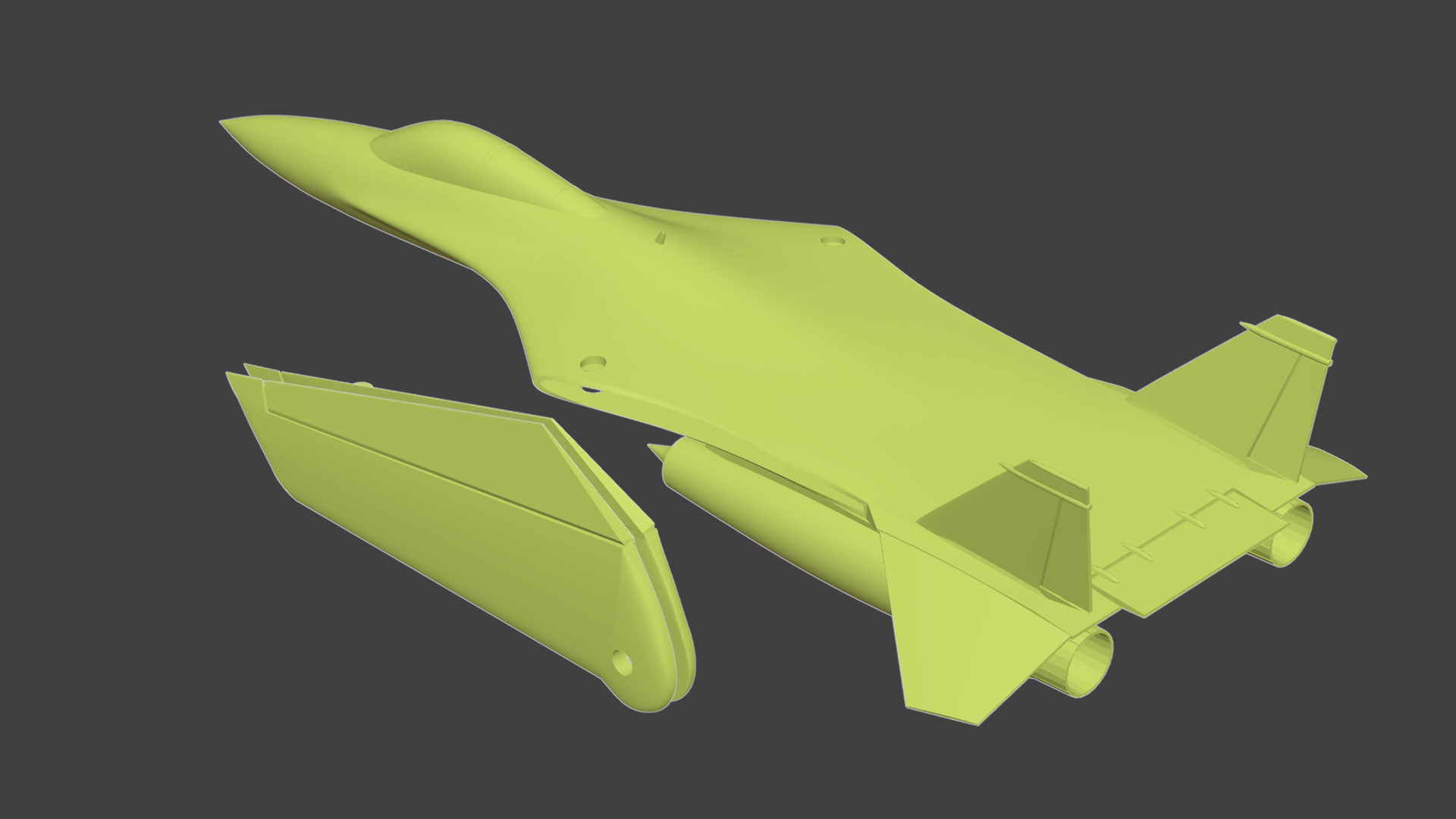  FX General Dynamics design F-15 3D print model_13