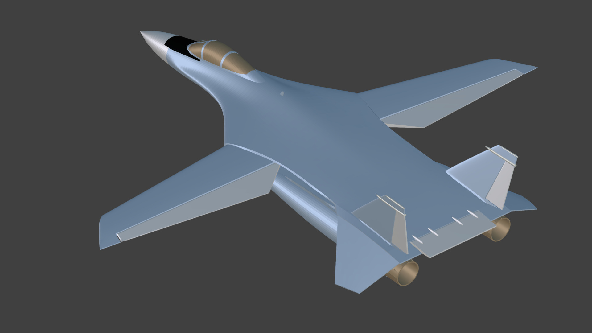  FX General Dynamics design F-15 3D print model_2