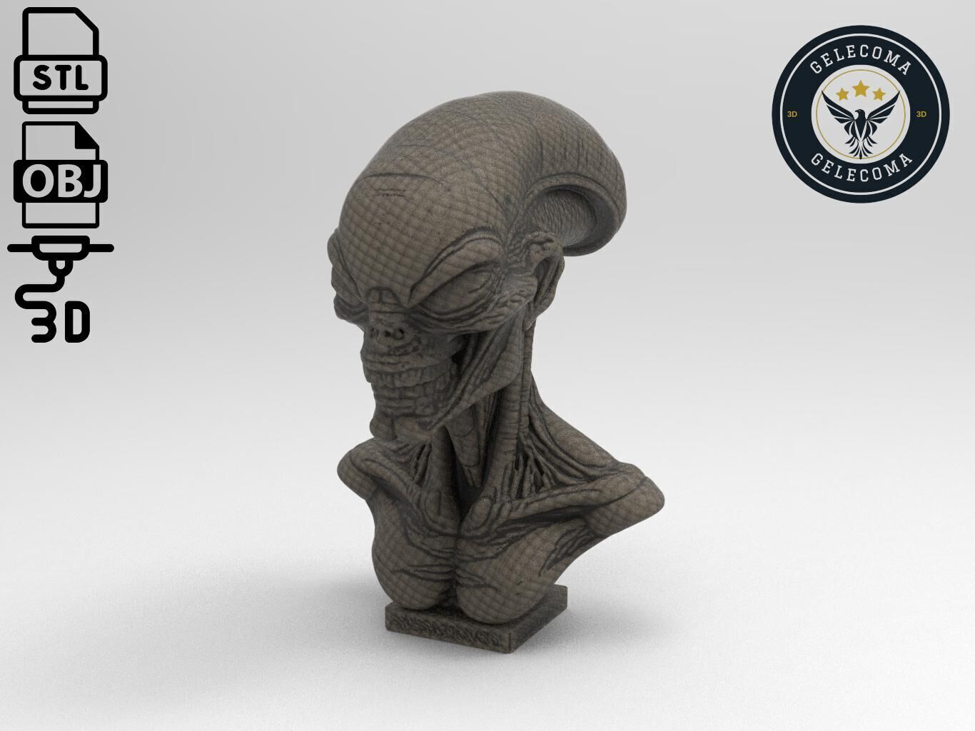 Alien 3D Print Model 3D print model_1