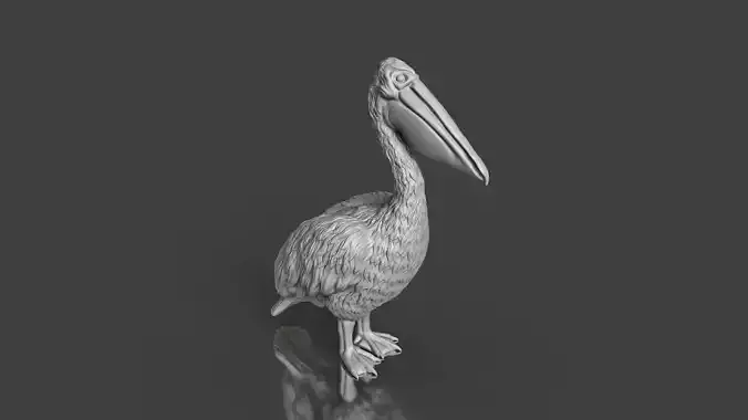 Pelican Sculpture STL