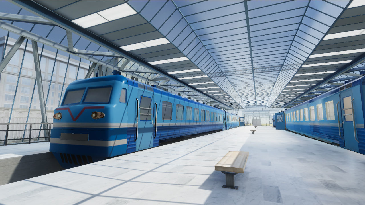 Trains Passenger Pack 3D Model Collection_13