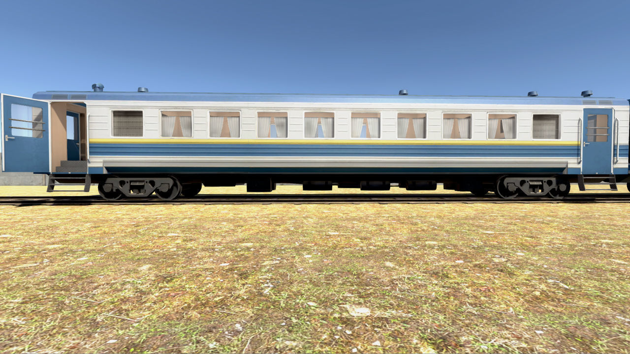Trains Passenger Pack 3D Model Collection_11