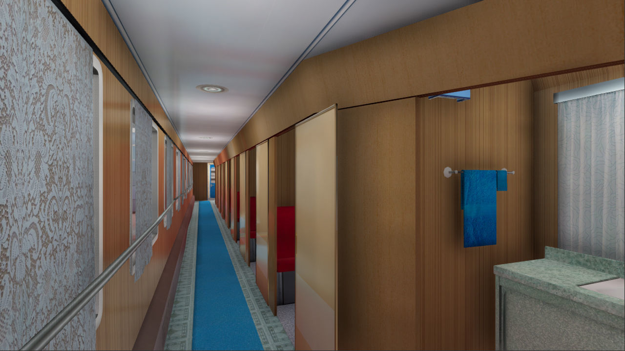 Trains Passenger Pack 3D Model Collection_9