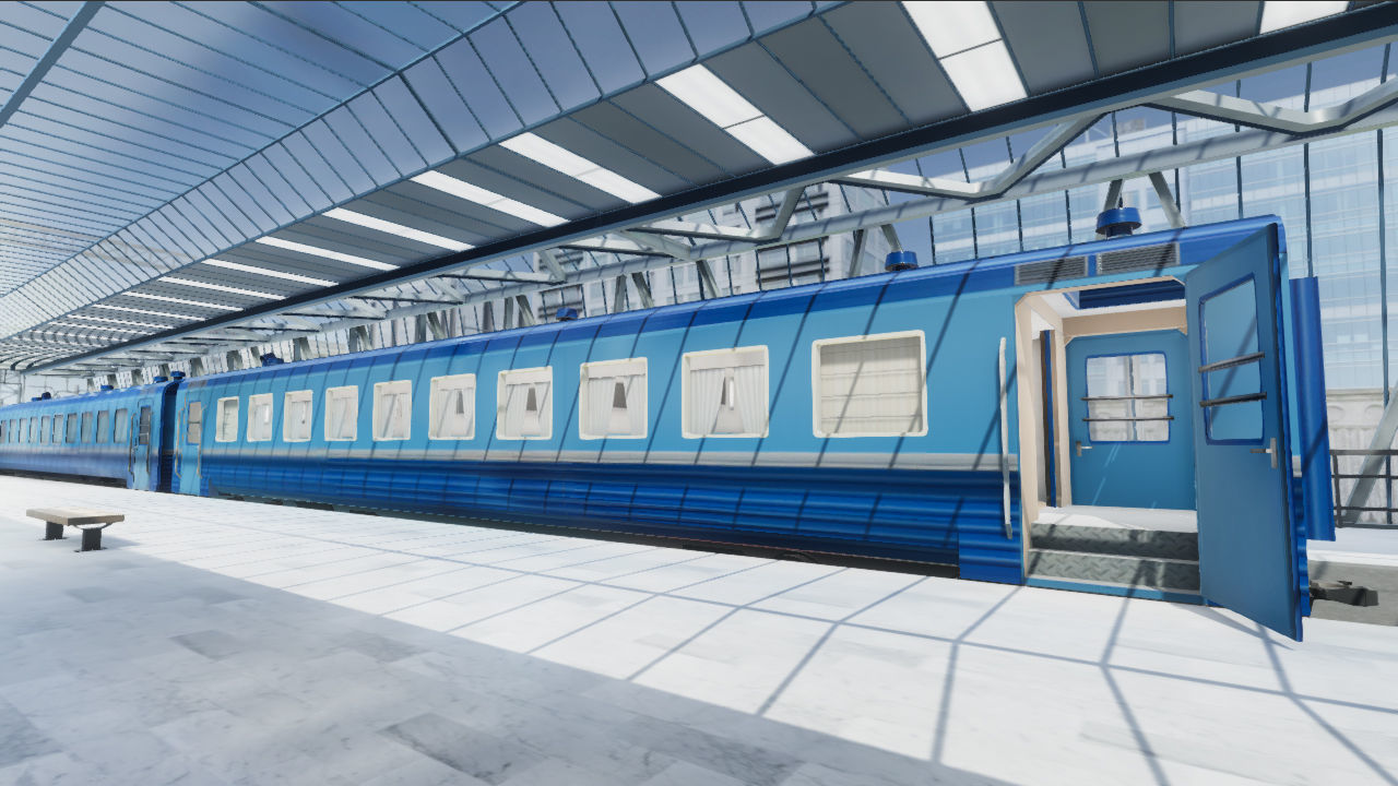 Trains Passenger Pack 3D Model Collection_14
