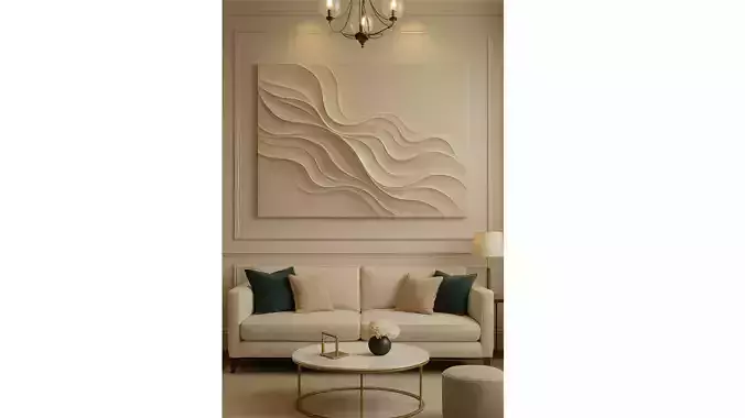 3D Wall Panel mural decor set relief stl cnc16 3D model