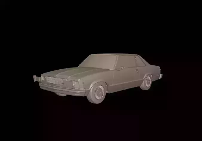 CHEVROLET MALIBU CLASSIC 1981 TWO DOORS   3D print model