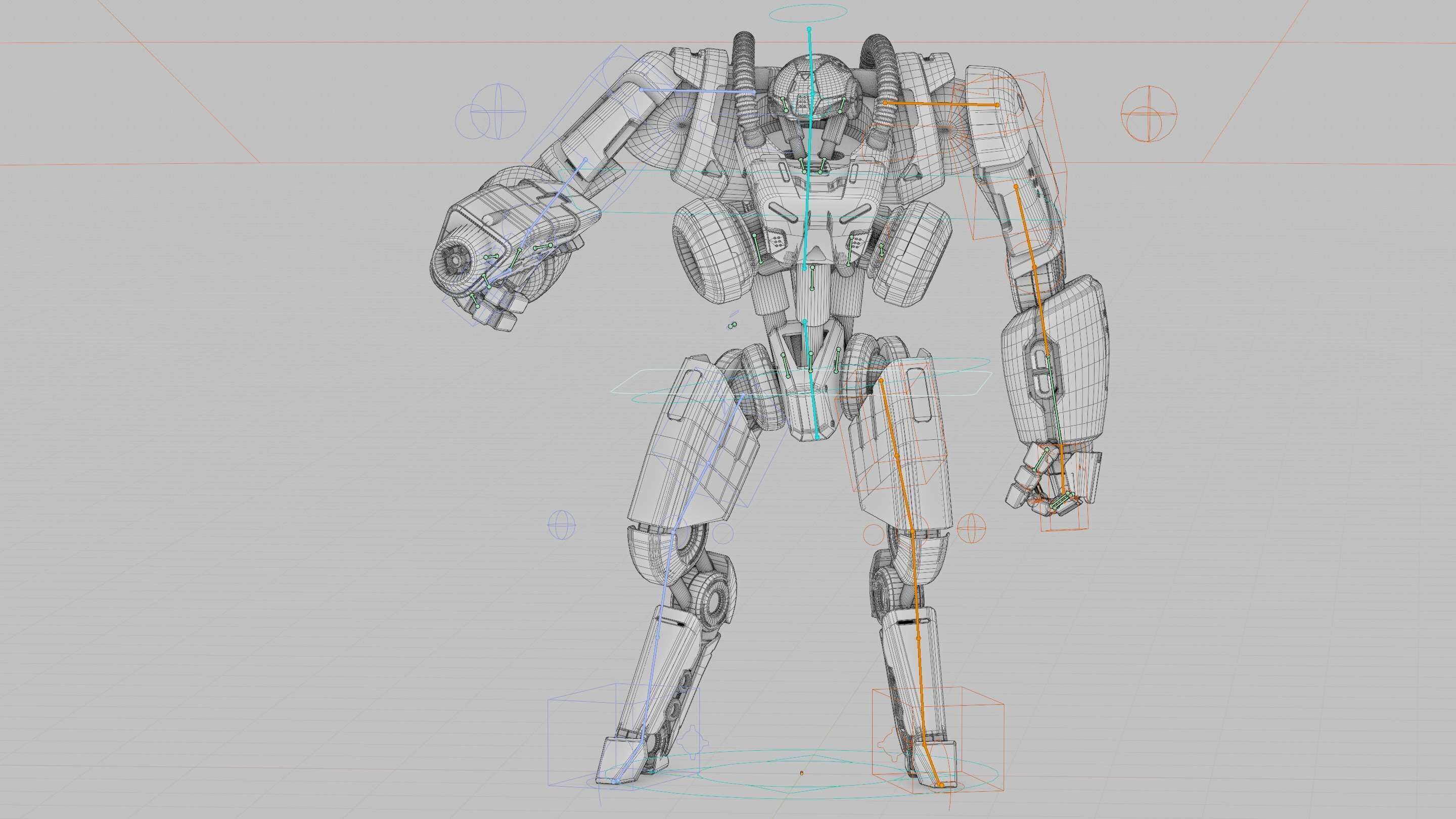 BATTLE DROID SYRIOS-F Rigged for Unreal Engine - Unity - MIXAMO 3D model_40