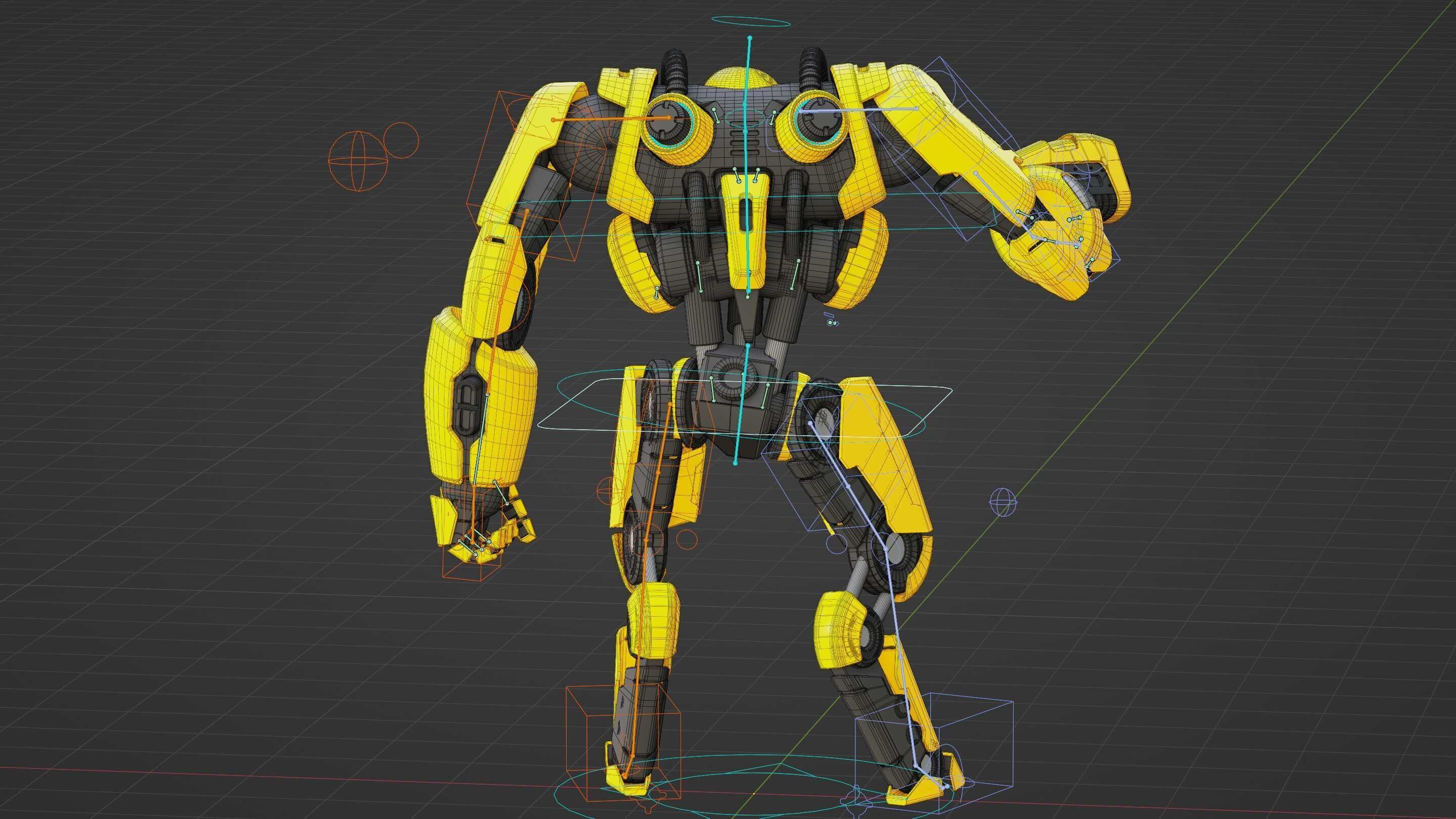 BATTLE DROID SYRIOS-F Rigged for Unreal Engine - Unity - MIXAMO 3D model_38