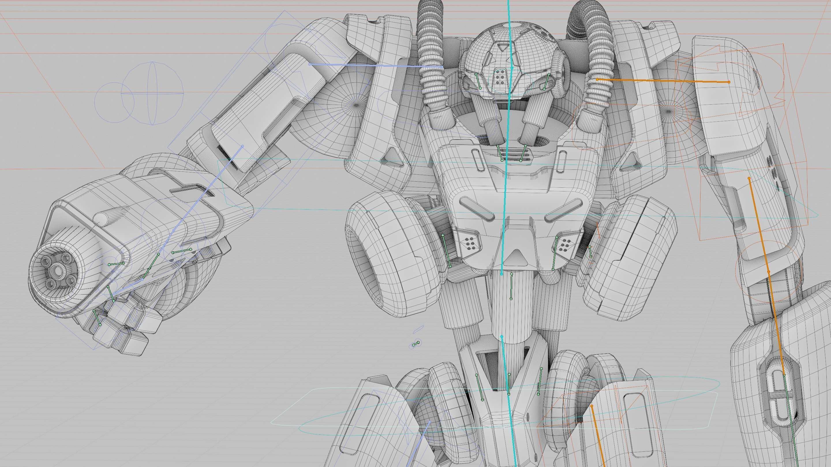 BATTLE DROID SYRIOS-F Rigged for Unreal Engine - Unity - MIXAMO 3D model_42
