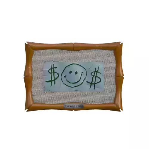 MR Krabs First Dollar 3D model