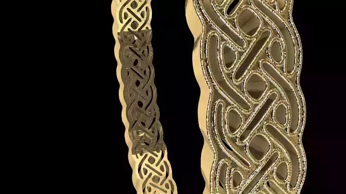 Celtic Knot ring Model