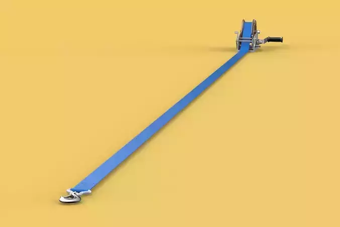 HAND LEVER CRANK WINCHES HOIST BELT WEBBING STRAP LIFT CRANE TON