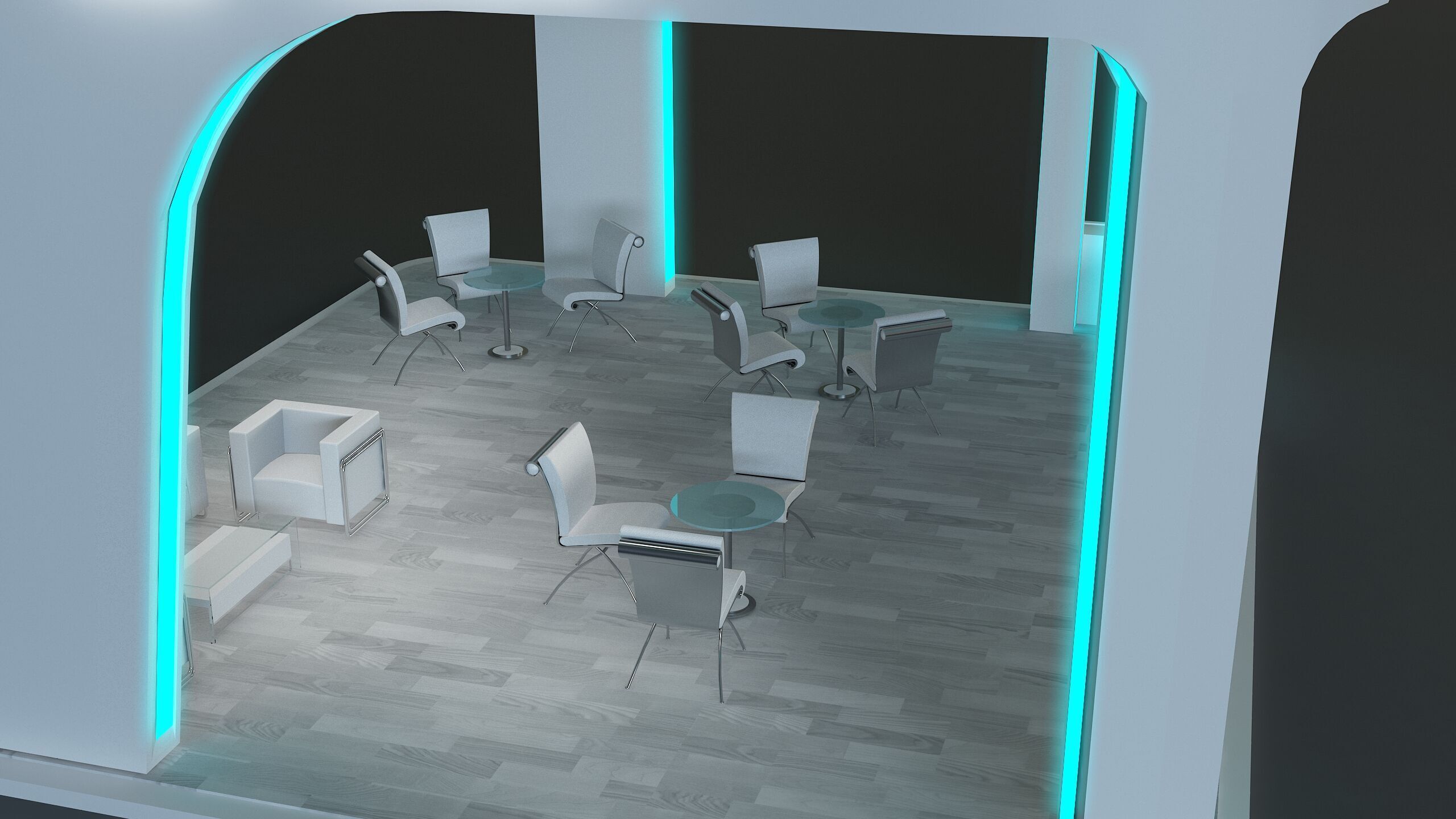  Booth Exhibition Stand a668 3D model_6