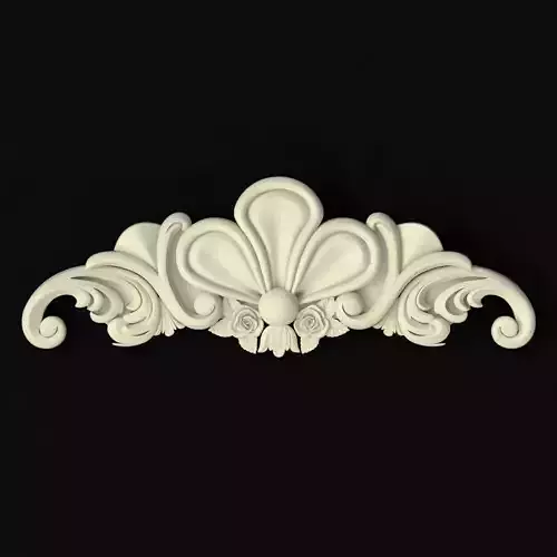 Central decor ornament for furniture