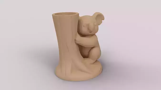 Cute Koala Desk Organizer