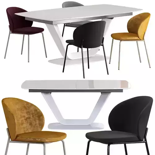 Boconcept - Princeton dining chair  Alicante table set