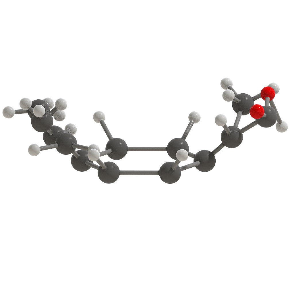 Ibuprofen Molecular Structure 3D print model_3