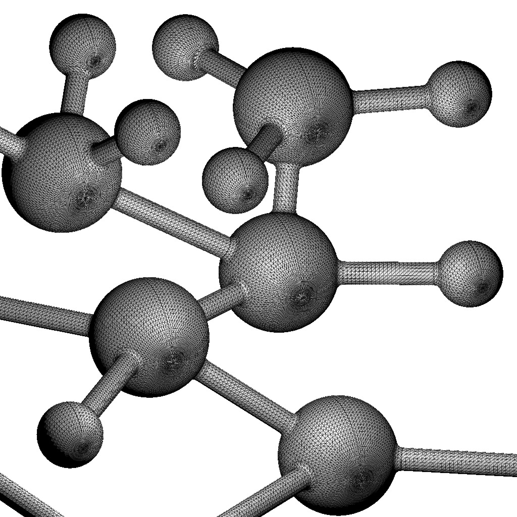 Ibuprofen Molecular Structure 3D print model_6