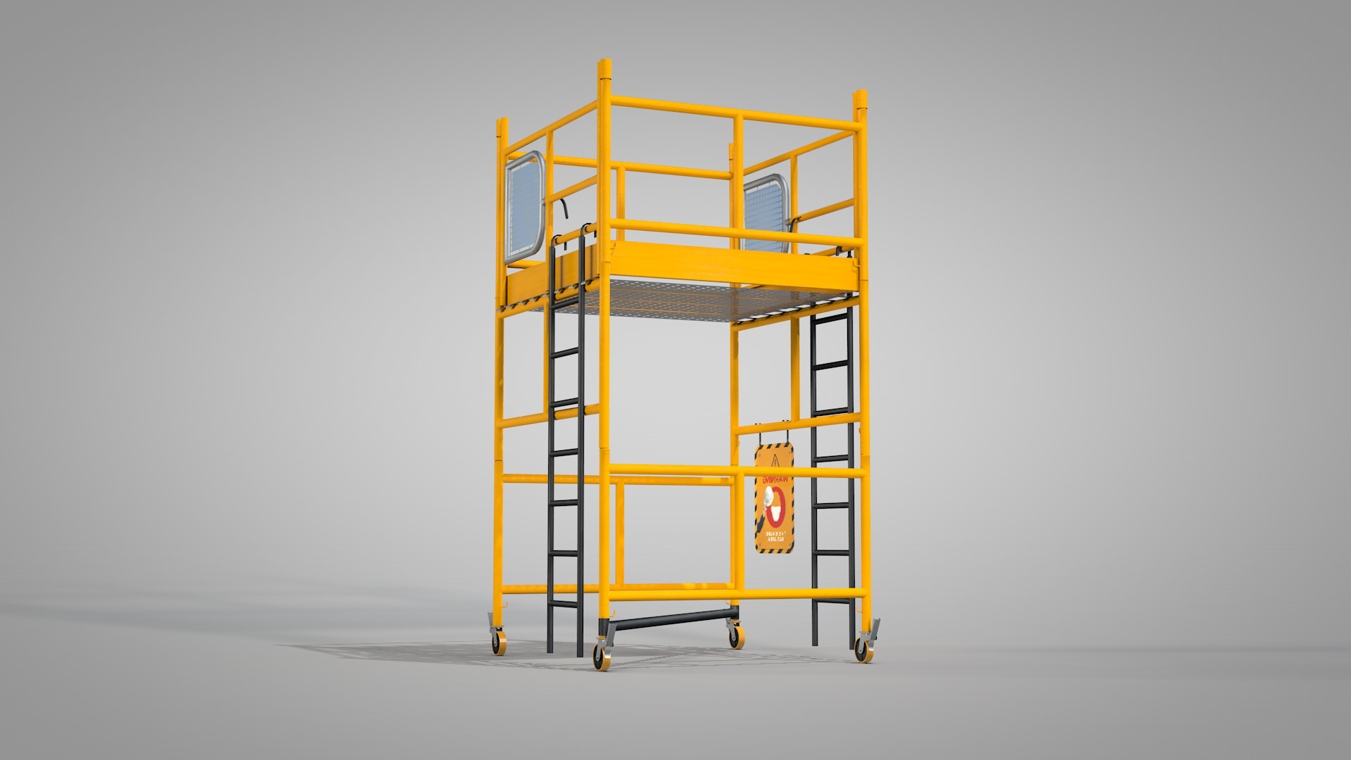 Construction Scaffolding 3D model_12